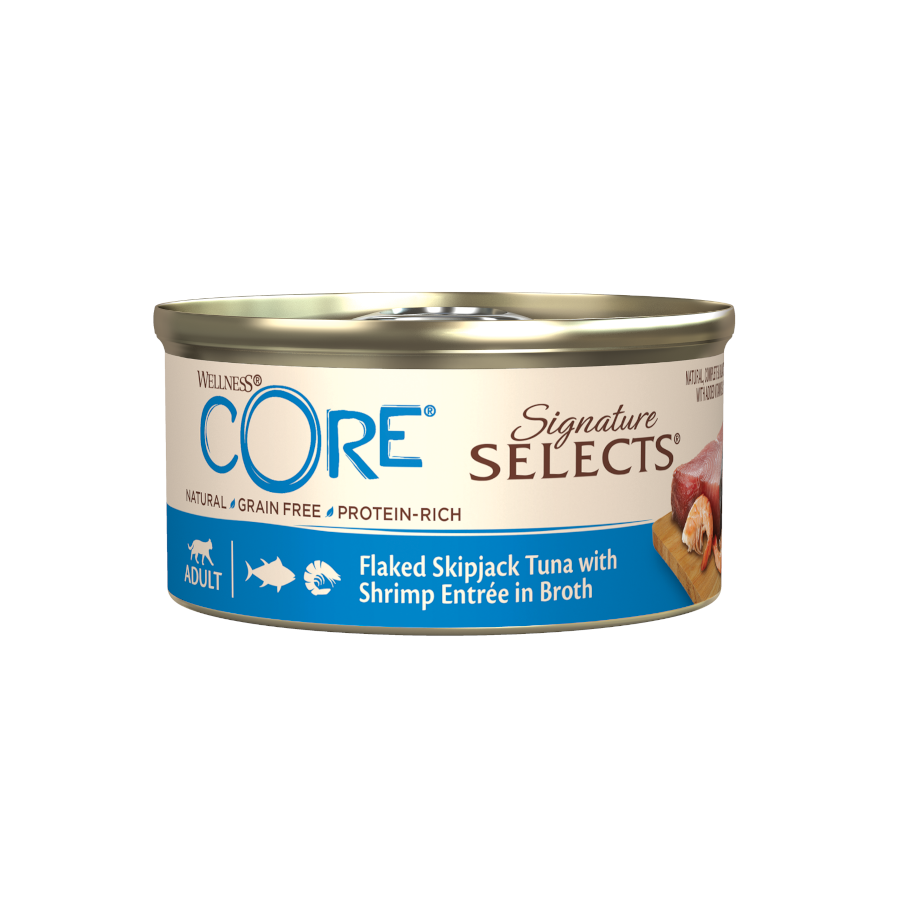 Wellness Core Flaked atum lata para gatos